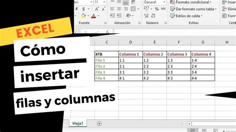 Cómo insertar filas en Excel con el teclado